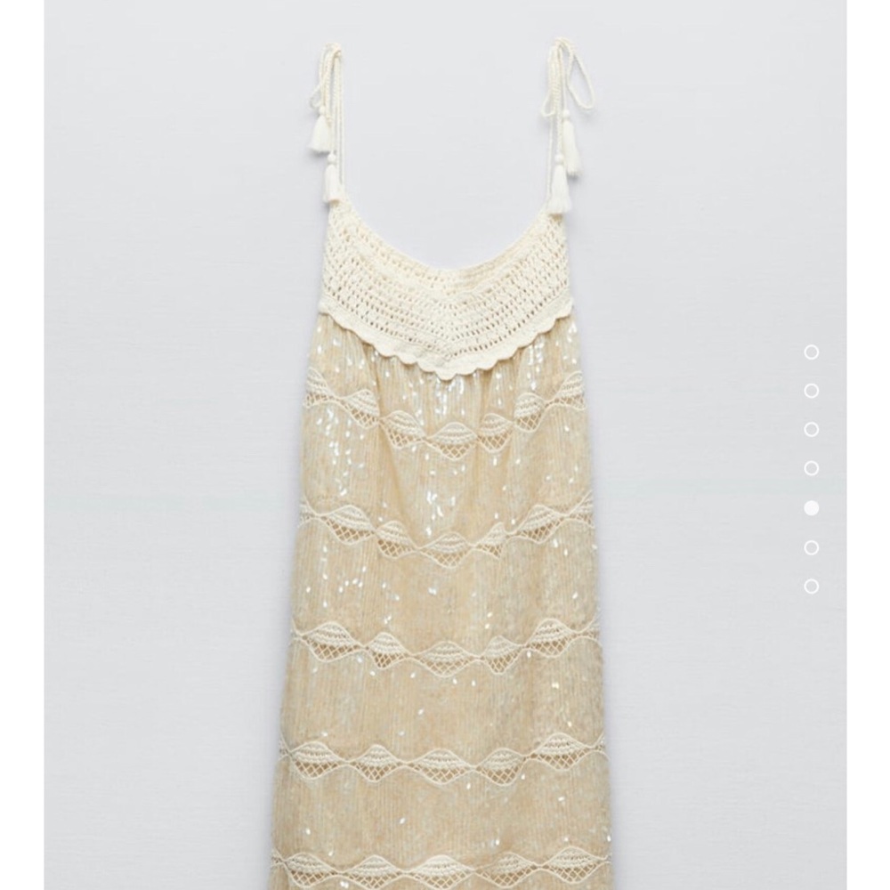 NWT - Zara limited edition maxi sequin knit dress